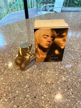 EMPTY bottle with box of Billie Eilish Eau de Parfum - Gold Bottle